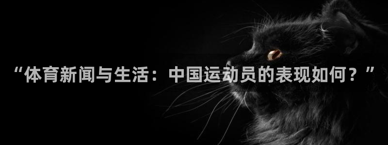 “体育新闻与生活：中国运动员的表现如何？”
